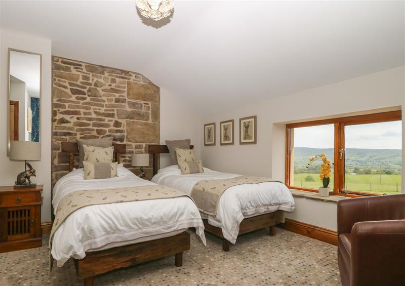 One of the bedrooms at Cuthbert Hill Farm, Chipping