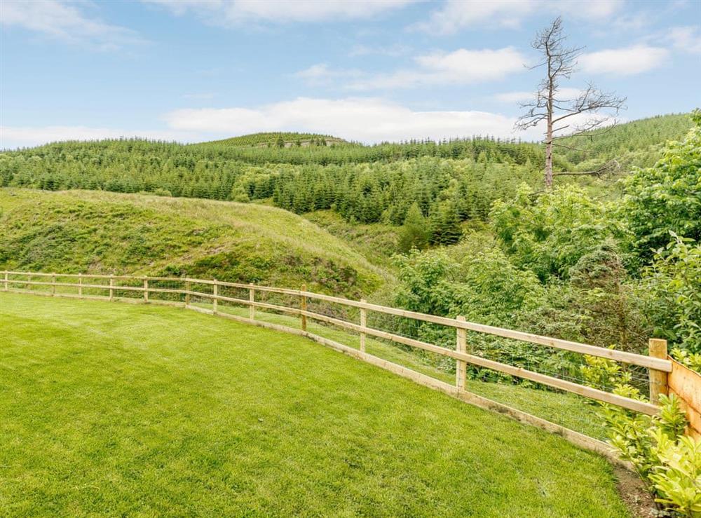 Garden and grounds at Cwm Dulas Cottage in Llandewi Brefi, near Tregaron, Cardigan, Dyfed
