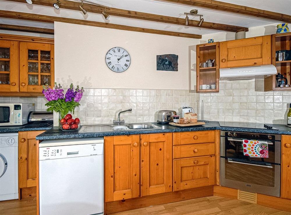 This is the kitchen at Cwm Eithin (Cerbid) in Cerbid, Pembrokeshire, Dyfed