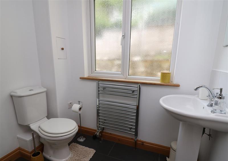 This is the bathroom at Cwmberwyn, Tresaith near Aberporth