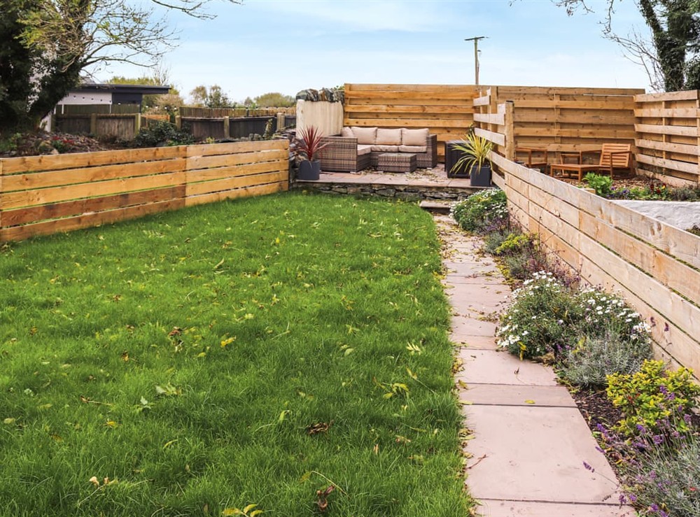 Patio at Cwrt in Dwyran, Newborough, Gwynedd