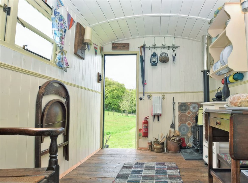 Open plan living space at Cwt Cwtshlyd in Tregaron, Dyfed