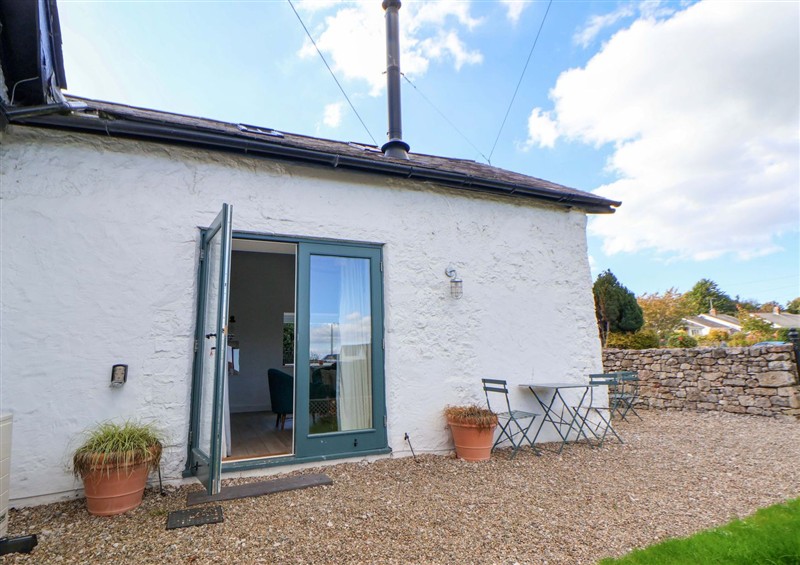 Outside at Cwtch, Cilcain