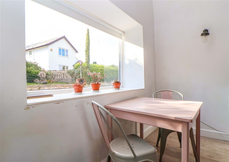 The dining area at Cwtch, Cilcain