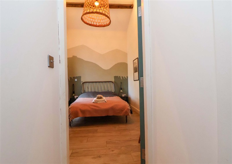 This is a bedroom at Cwtch, Cilcain