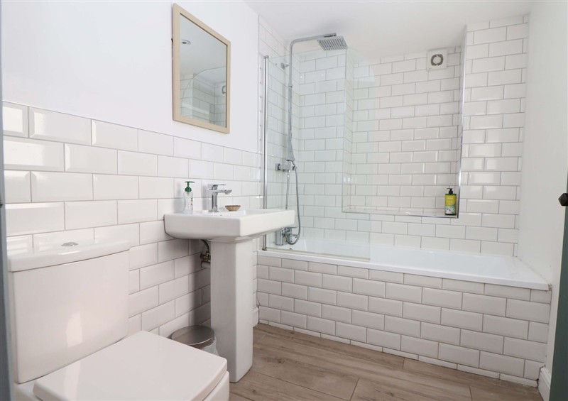 This is the bathroom at Cwtch, Cilcain