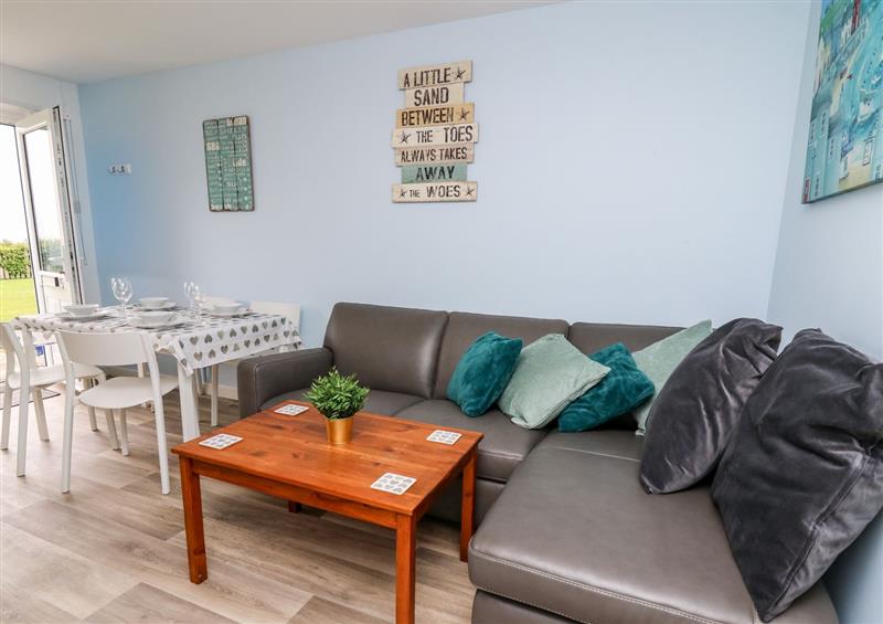 Enjoy the living room at Cwtsh Cragen, New Quay