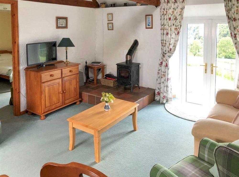 Living room at Cych Cottage in Penrherber, Newcastle Emlyn, Carmarthenshire., Dyfed