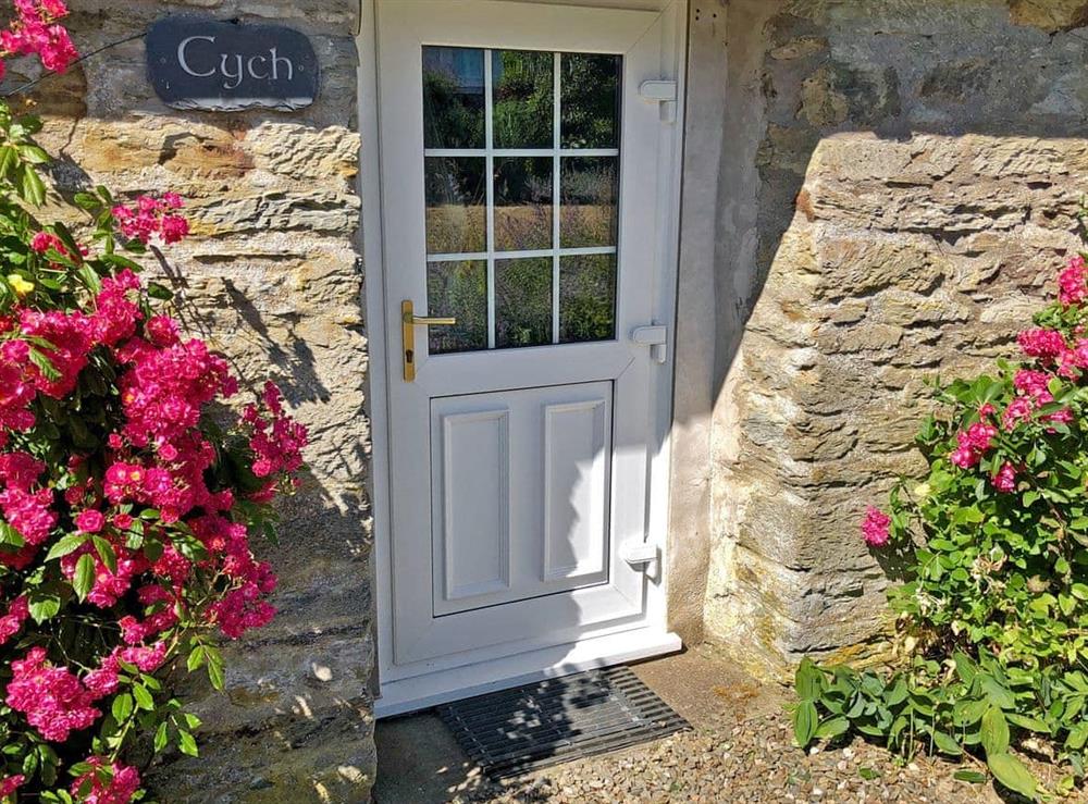 Welcoming entrance at Cych Cottage in Penrherber, Newcastle Emlyn, Carmarthenshire., Dyfed