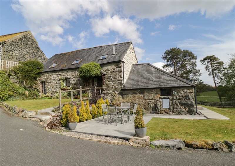 This is the garden at Cyffdy Cottage - Tegid, Parc near Bala