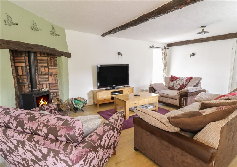 This is the living room at Cyffdy Cottage - Tegid, Parc near Bala