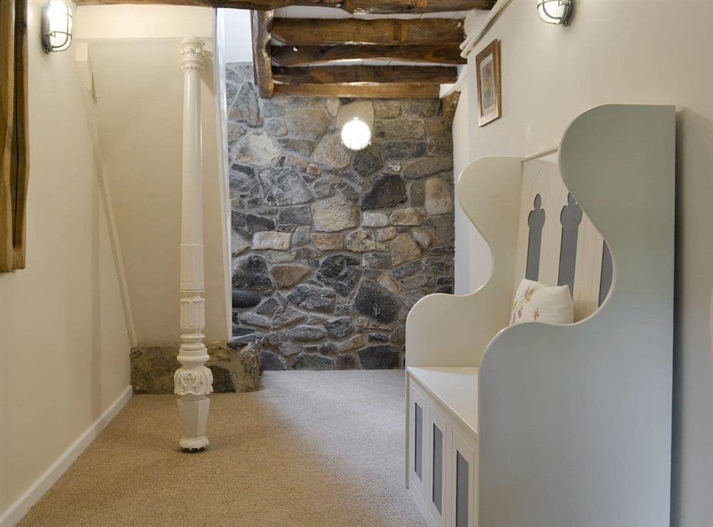 Delightful hallway packed with heritage features at Cyll y Felin Fawr 2 in Aberdaron, Gwynedd