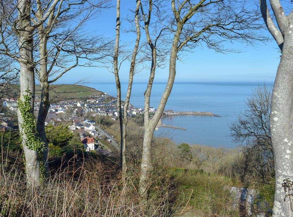 Great views at Cynefin Cottage in New Quay, Cardiga, Dyfed