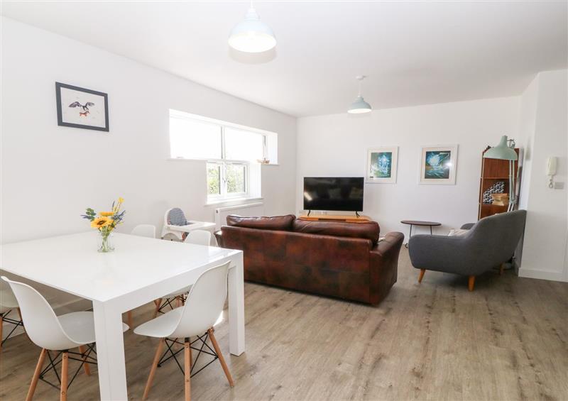 Relax in the living area at Cysgod Y Capel, Benllech