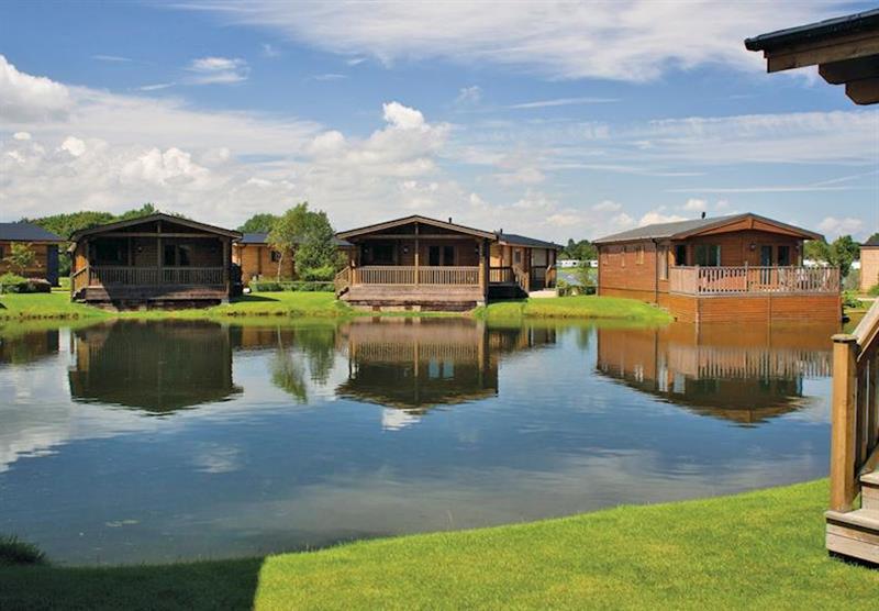 The lodge setting at Dacre Lakeside Park in Brandesburton, Driffield