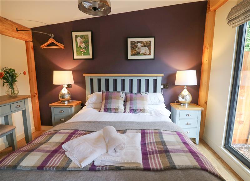One of the bedrooms at Daffodil, Llangadfan