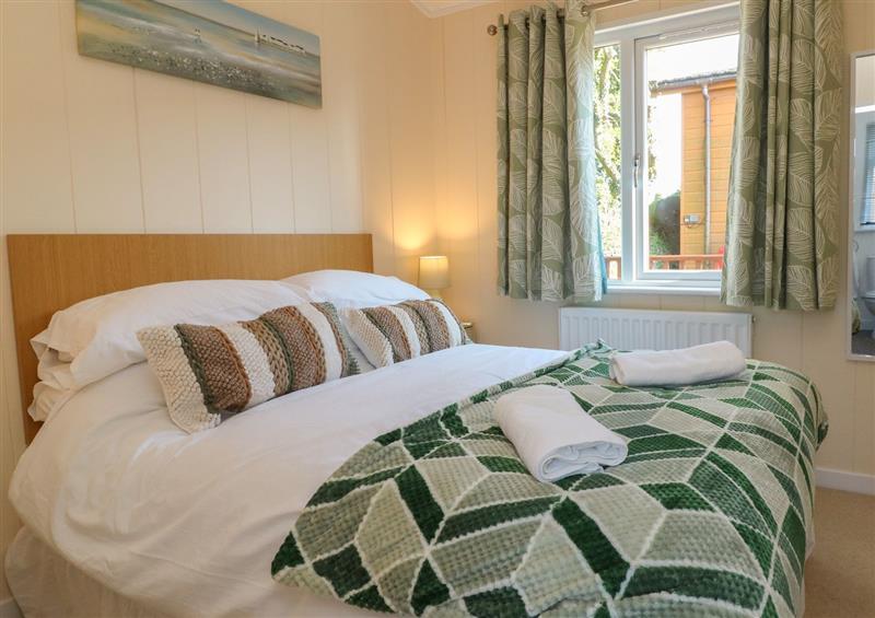 One of the bedrooms at Daffodil Lodge, Mullacott near Ilfracombe