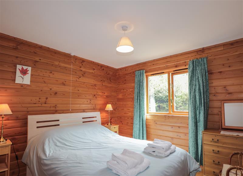 This is a bedroom at Dailfearn Chalet, Achmore near Balmacara