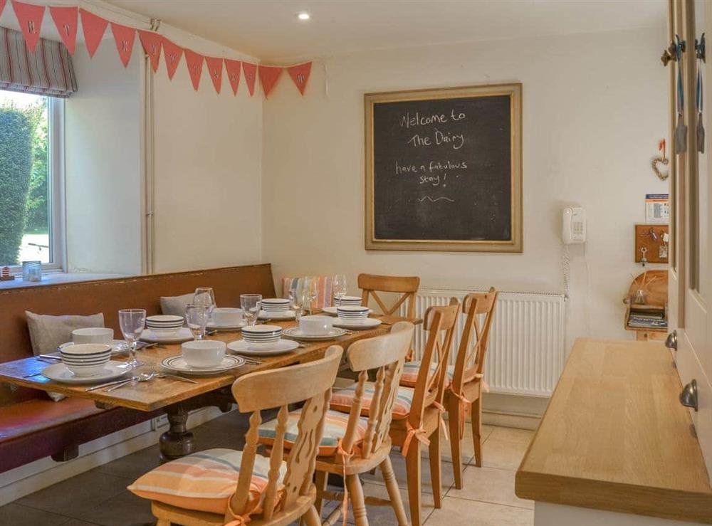 Dining Area at Dairy Cottage in Hunstanton, Norfolk
