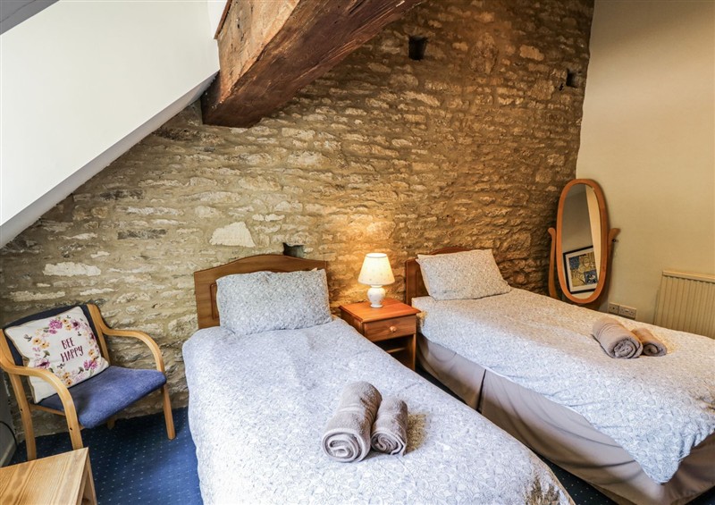 One of the bedrooms at Dairy Cottage, Minster Lovell