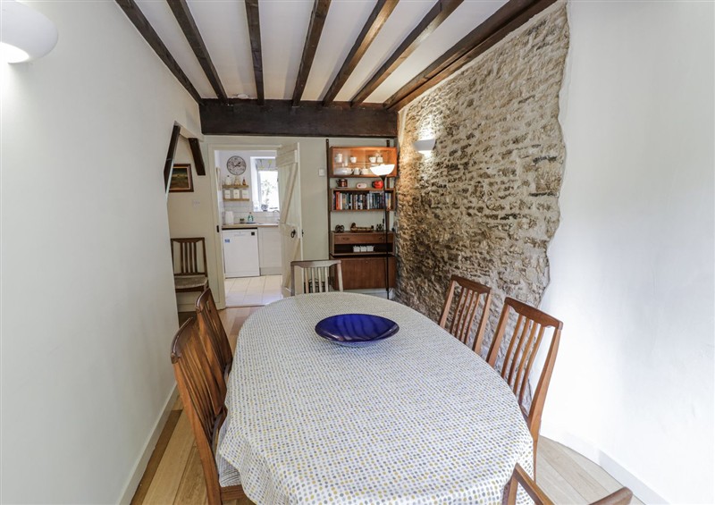 The dining room at Dairy Cottage, Minster Lovell