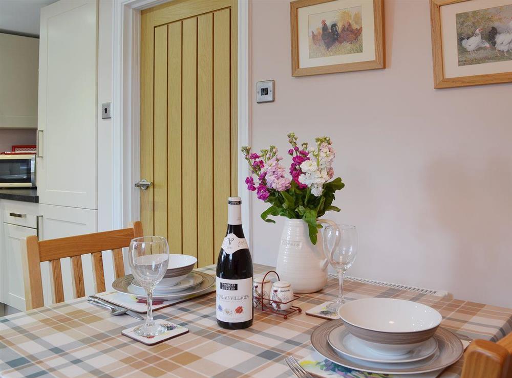 Lovely farmhouse style kitchen/dining room at Dairy Cottage in Pembury, near Tunbridge Wells, Kent