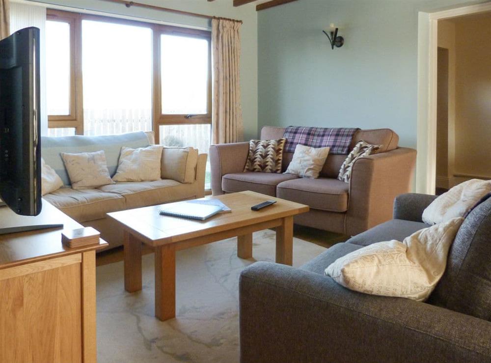 Welcoming living area at Dairy Cottage in Towthorpe, near York, North Yorkshire
