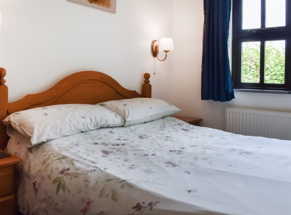 Double bedroom at Dairy Cottage in Trebell Green, near Bodmin, Cornwall