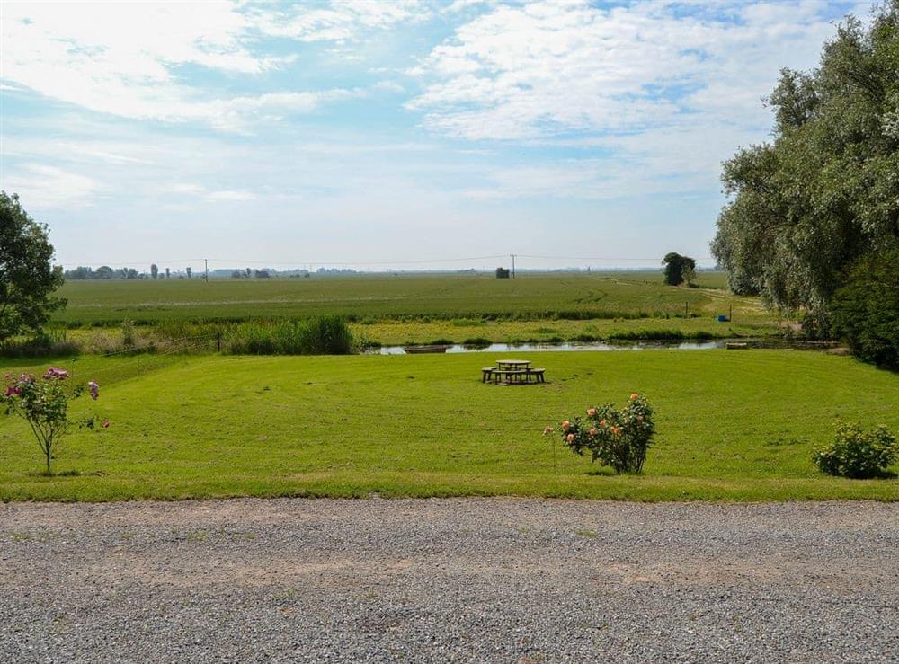 Beautiful countryside views at Dairy Farm Cottage in West Caister, Norfolk