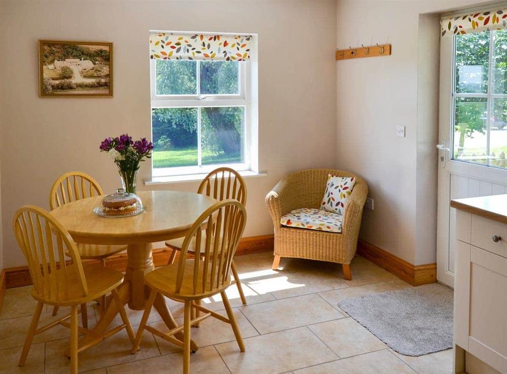 Breakfast area at Dairy Farm Cottage in West Caister, Norfolk