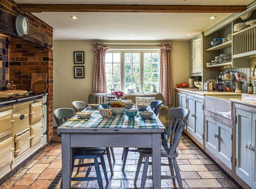 Kitchen/diner at Dairy Farmhouse in East Grimstead, Wiltshire