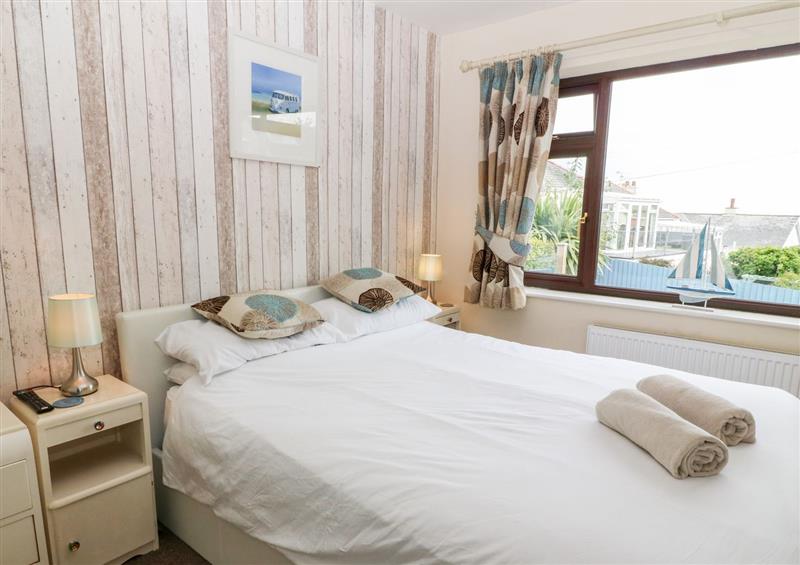 One of the bedrooms at Daisy Cottage, Benllech
