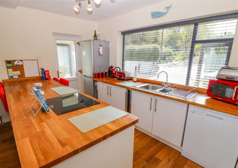 This is the kitchen at Daisy Cottage, Benllech