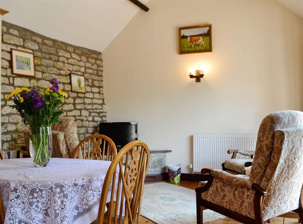Open plan living space at Daisy Cottage in Chipping Sodbury, Avon