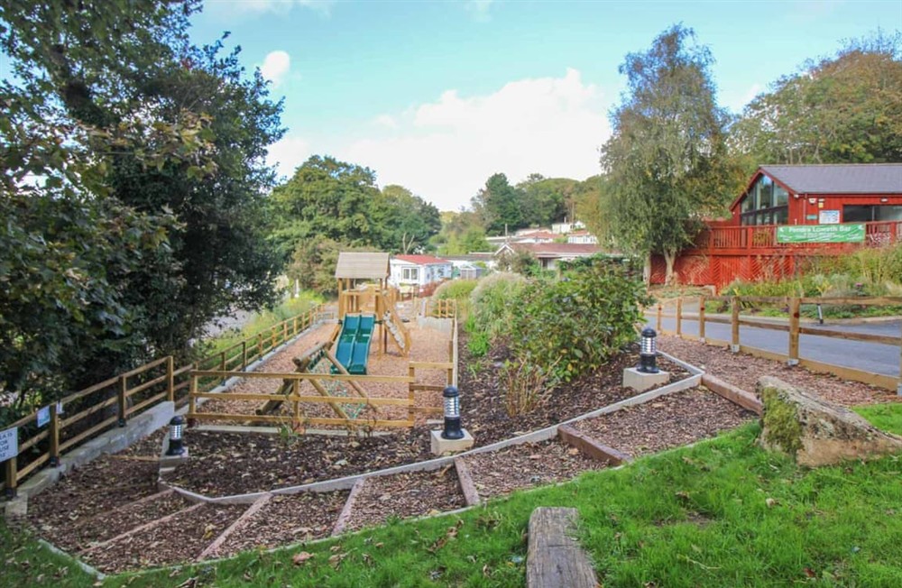 Children’s play area at Daisy Cottage in Falmouth, Cornwall