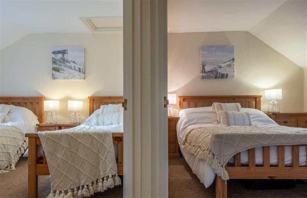 First floor: The bedrooms at Daisy Cottage, Holt