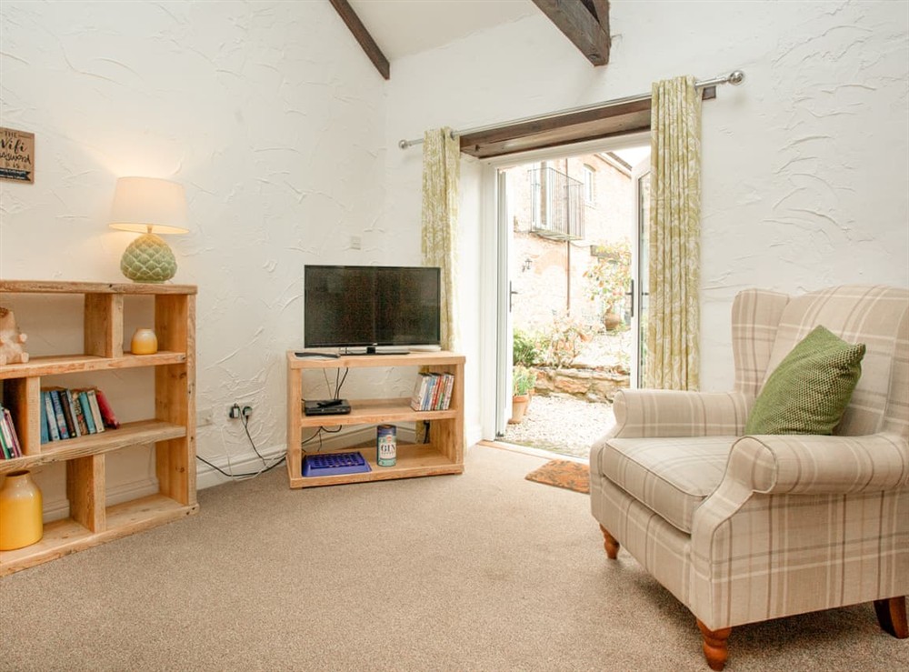 Living area at Daisy Cottage in Marldon, near Paignton, Devon