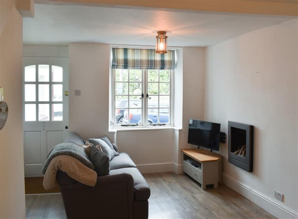 Welcoming and spacious living area at Daisy Cottage in Shaldon, Devon