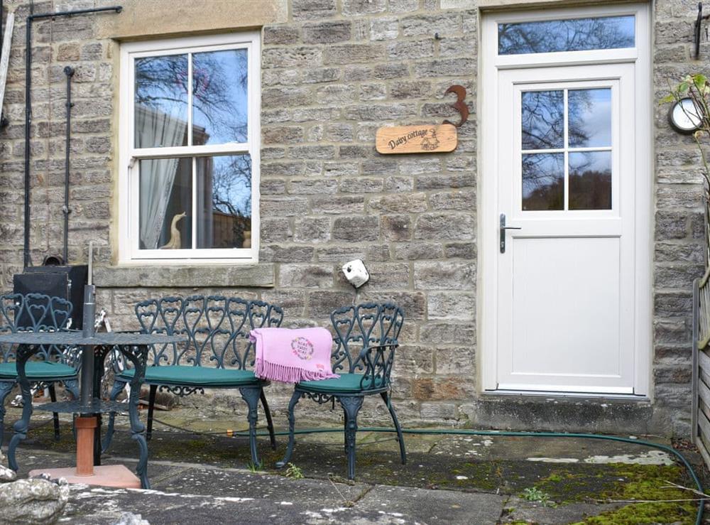 Outdoor area at Daisy Cottage in Stanhope, County Durham, England