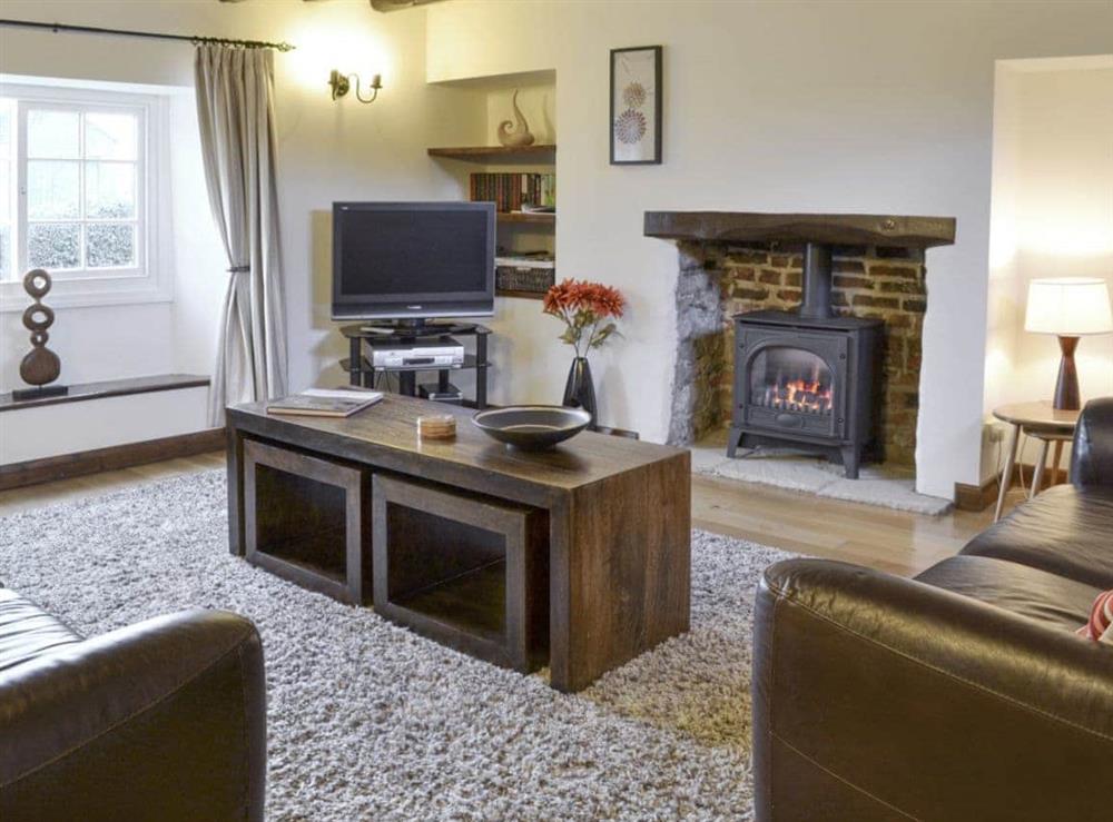 Welcoming living room at Daisy Cottage in Thornton-le-Dale, N. Yorks., North Yorkshire