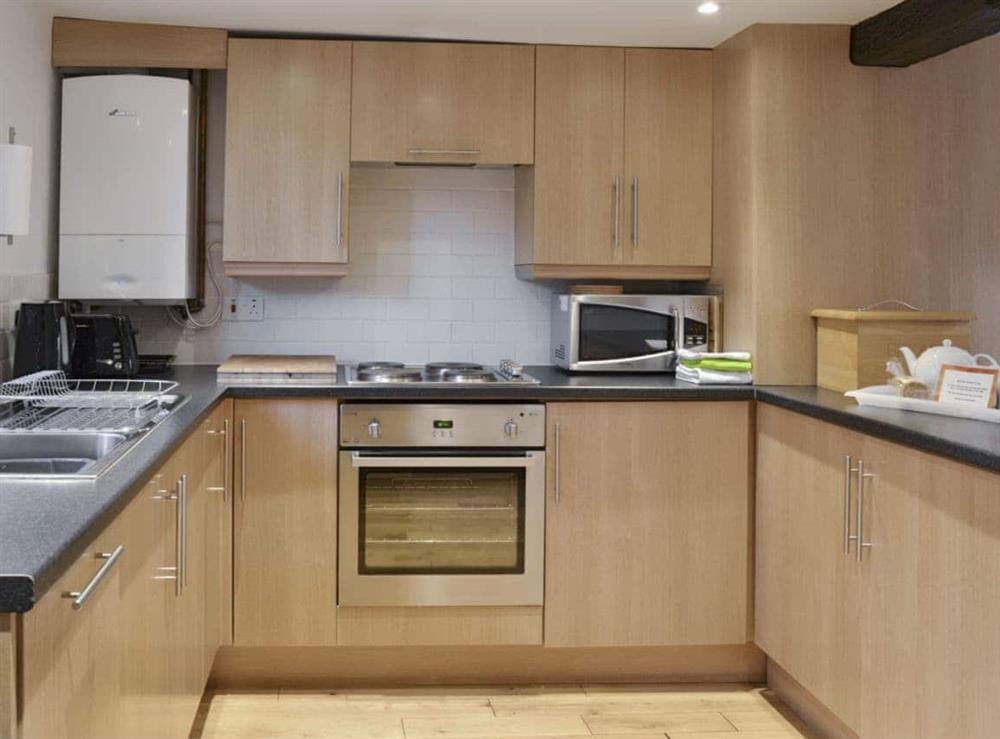 Well-equipped fitted kitchen at Daisy Cottage in Thornton-le-Dale, N. Yorks., North Yorkshire