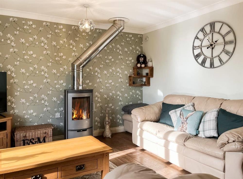 Living area at Daisy Cottage in Wheddon Cross, Minehead, Somerset