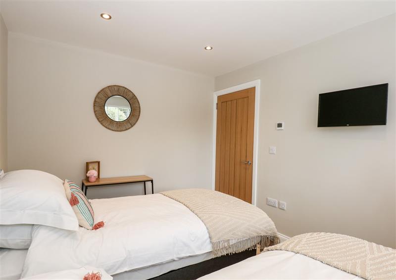 One of the bedrooms at Daisy Tree Cottage, Woodhall Spa