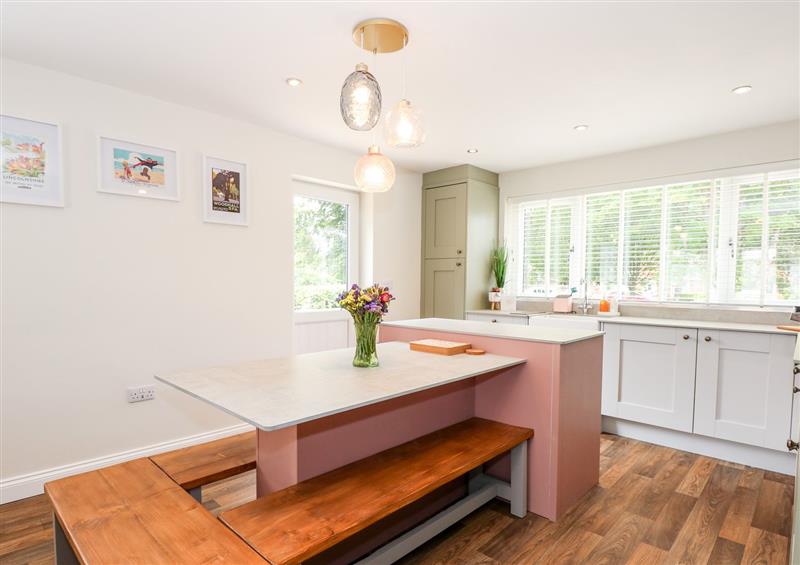 This is the kitchen at Daisy Tree Cottage, Woodhall Spa