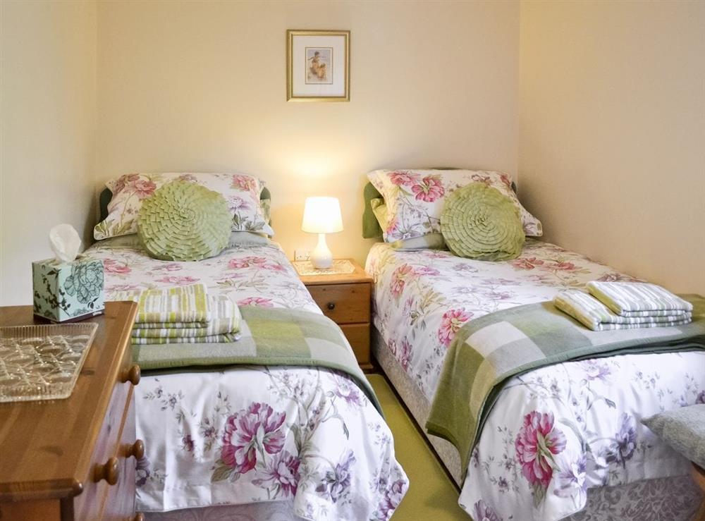 Twin bedroom at Daisys Cottage Annexe in Niton, near Ventnor, Isle Of Wight