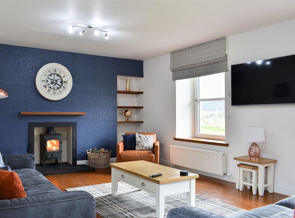 Living room at Dalbuaick Farm Cottages in Carrbridge, Inverness-Shire