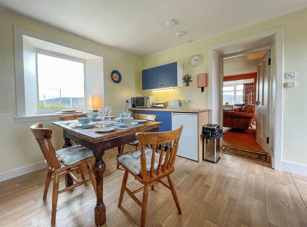Kitchen/diner at Dalcharn in Bettyhill, Caithness