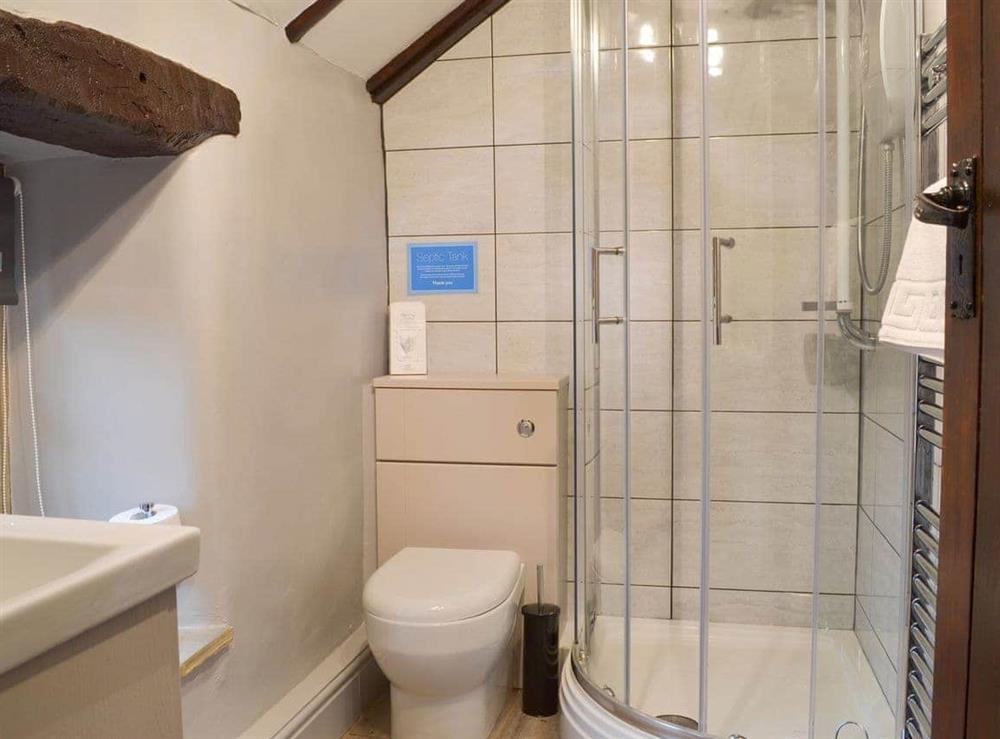 Delightful shower room at Dale House Farm Cottage in Monyash, near Bakewell, Derbyshire