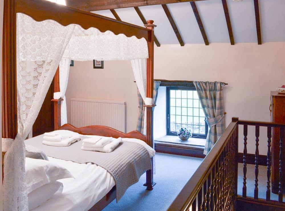 Spacious four poster bedroom at Dale House Farm Cottage in Monyash, near Bakewell, Derbyshire
