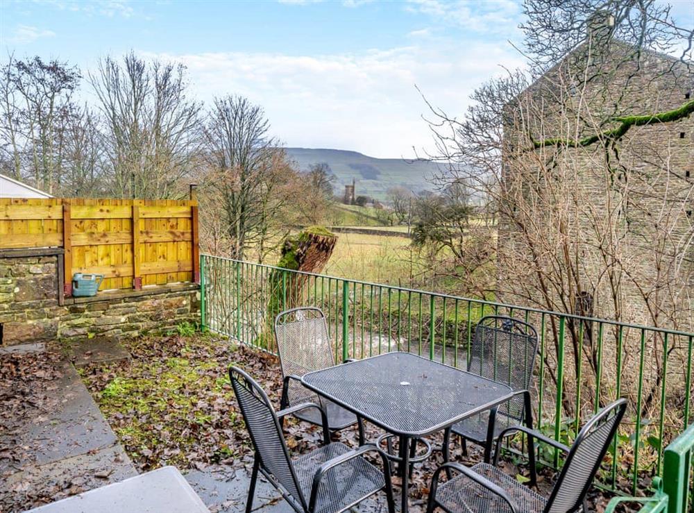 Terrace at Dale View in Gayle, near Hawes, North Yorkshire